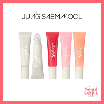 [Jung Saem Mool] BeginS Lip Care Oil Clear, Color Oil 10ml Son Dưỡng Môi Mặt Nạ Môi Lip Balm Gloss