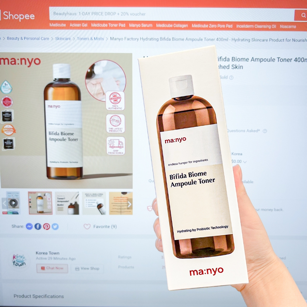 Nước hoa hồng Manyo Factory Bifida Biome Ampoule Toner 400ml - Cung cấp ...