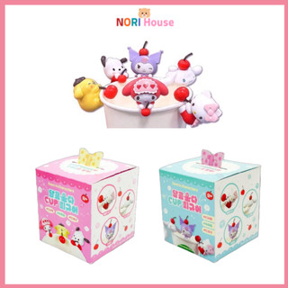 🍹Kẹp trang trí cốc Soda Sanrio siêu xinh – hàng chính hãng 100%
