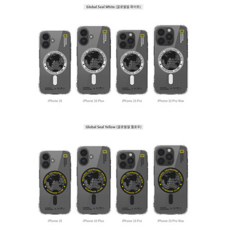 National Geographic - Ốp lưng trong suốt có vòng từ tính tương thích với iphone 16 pro max plus s25 plus ultra