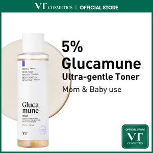 Glucamune Toner 200ml Dưỡng ẩm an toàn, chăm sóc dịu nhẹ [Flagship chính thức]