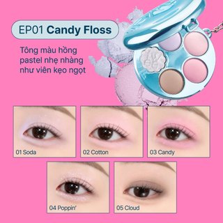 [fwee] Pocket Eye Palette — 5 Màu (6.6g)