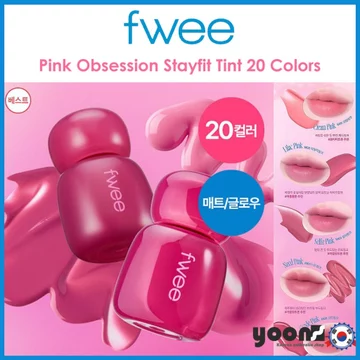 [fwee] Pink Obsessession Stayfit Tint 20 Màu _ Từ Hàn Quốc