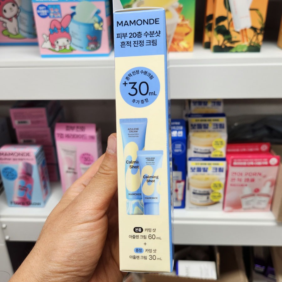 OLIVE YOUNG EDITION [60ml + 30ml] Kem dưỡng da Calming Shot (Chăm sóc da Hàn Quốc, Làm đẹp Hàn Quốc, K-Beauty)