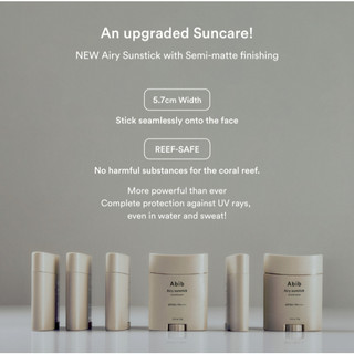 [Abib] Thanh Chống Nắng Airy Sun Stick SPF50+ PA++++ – Làm Mịn Da, Không Nhờn Rít, Dễ Thoa Mỗi Ngày