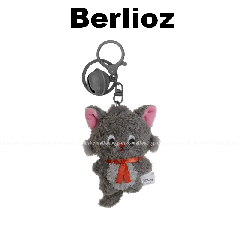 [Disney] Túi đựng búp bê lông tơ Cat Series charm Móc khóa 8cm (Figaro / Marie / Berlioz / Lucifer / Toulous)