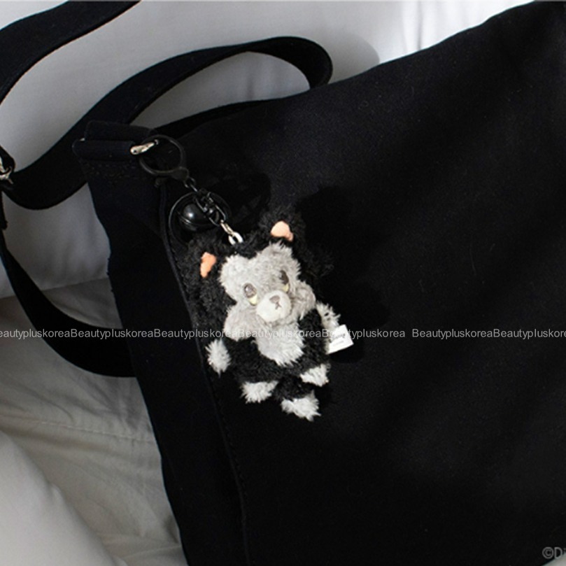 [Disney] Túi đựng búp bê lông tơ Cat Series charm Móc khóa 8cm (Figaro / Marie / Berlioz / Lucifer / Toulous)