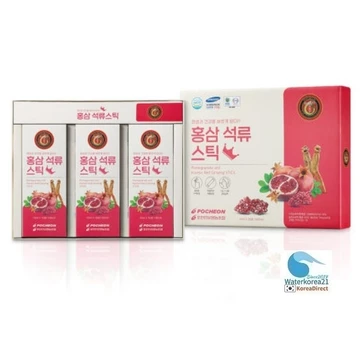 Pocheon Hàn Quốc 6 tuổi Cô đặc lựu nhân sâm đỏ 10ml x 30 gói