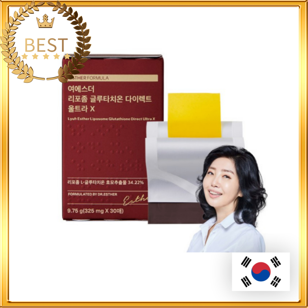 esther formula lyuh esther liposome glutathione ESTHER FORMULA Liposomal Glutathione Strips (284mg×30) Glutathione Direct