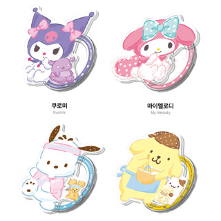 Cốc kẹp từ tính Sanrio Charaters Clear Acryl cho điện thoại / được cấp phép hàn quốc