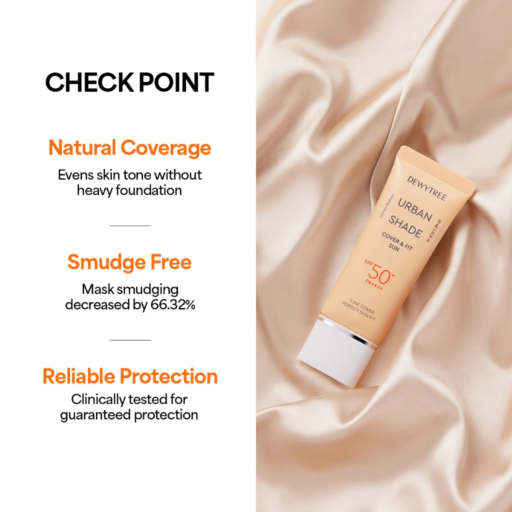 [DEWYTREE] [Quà tặng - Không bán] Bộ 3 Mẫu Thử Kem Chống Nắng Urban Shade – Anti Pollution/ Panthenol 5/ Cover & Fit