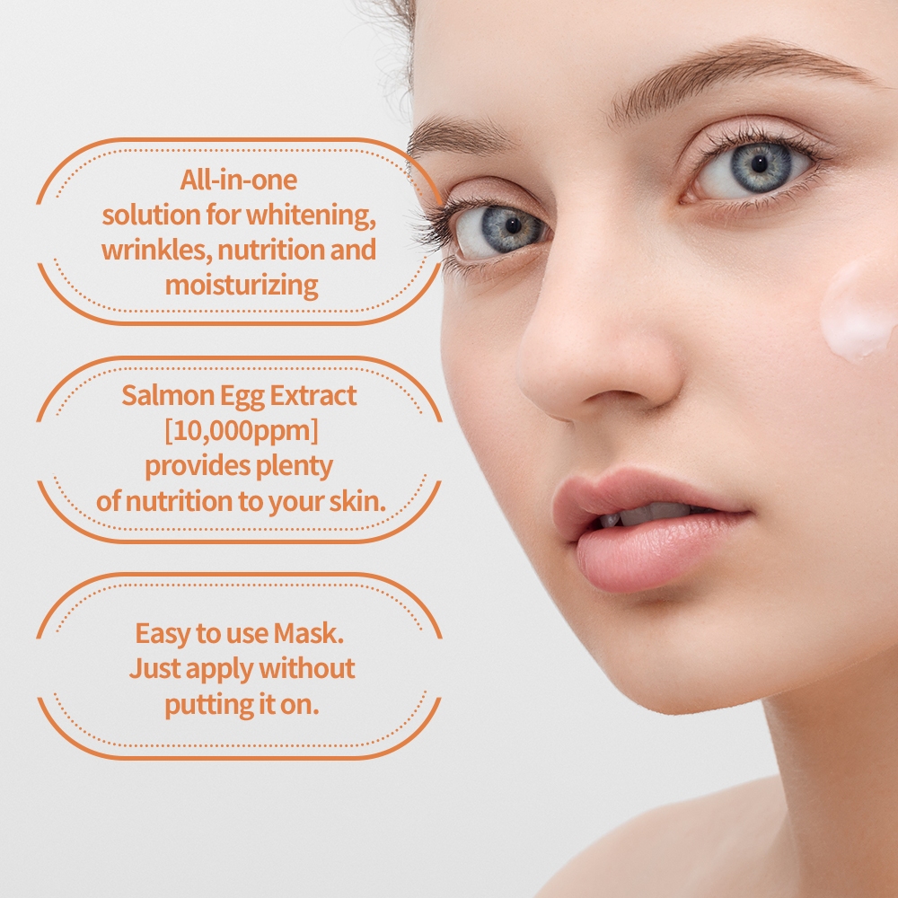 Mặt Nạ Ngủ Săn Chắc Da Cá Hồi 1.618 | Peptides & Niacinamide | Dưỡng Trắng & Cải Thiện Nếp Nhăn 100g
