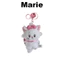 Túi đựng búp bê lông tơ Cat Series charm Móc khóa 8cm (Figaro / Marie / Berlioz / Lucifer / Toulous)