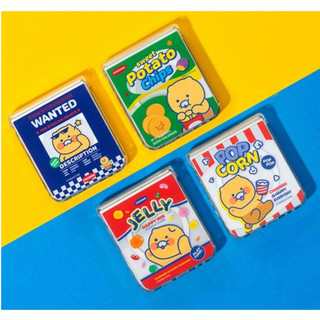 Kakao Friends - Vỏ bọc bản lề trong suốt chủ đề ăn nhẹ từ tính cho galaxy z flip 6 choonsik cứng