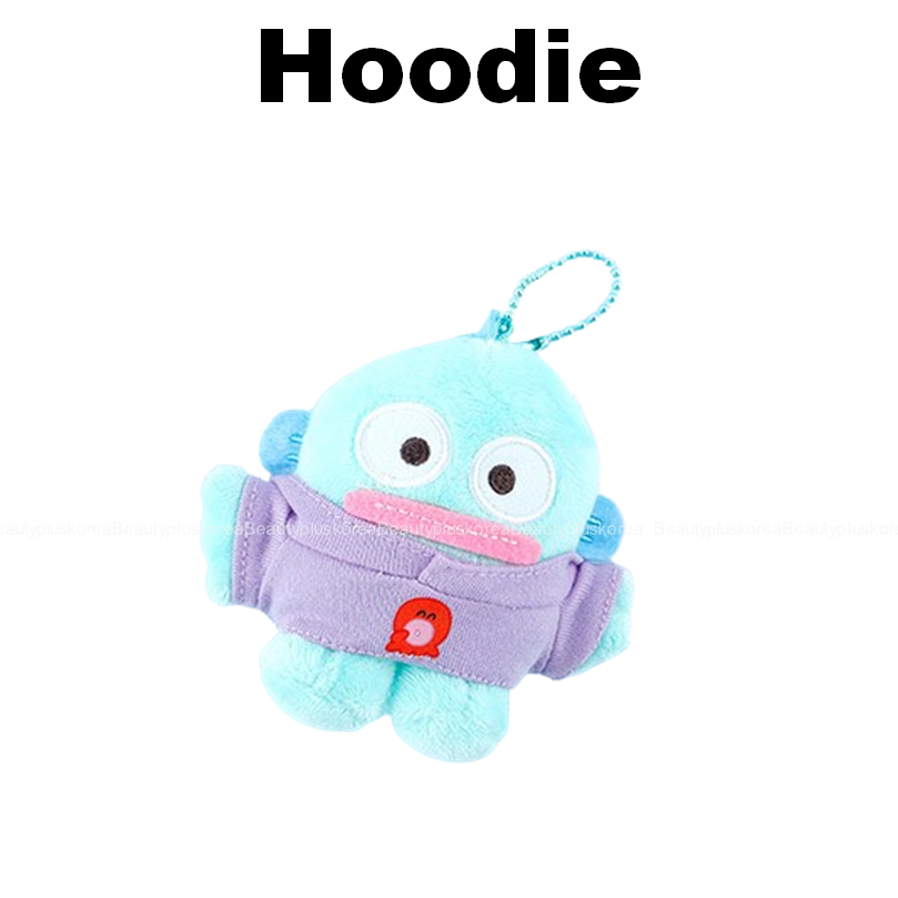 [SANRIO] Móc khóa quyến rũ túi Hangyodon (Áo Hoodie 8cm / Mèo 13cm)