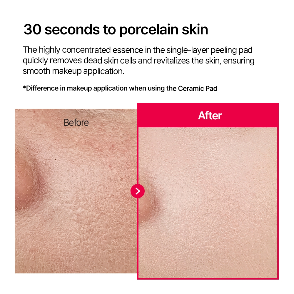 [Parnell Chính hãng] Toner Pad ngũ vị tử AHA tẩy tế bào chết, làm sạch sâu da, cải thiện kết cấu da Parnell Aha Omija Ceramic Toner Pad 60 miếng
