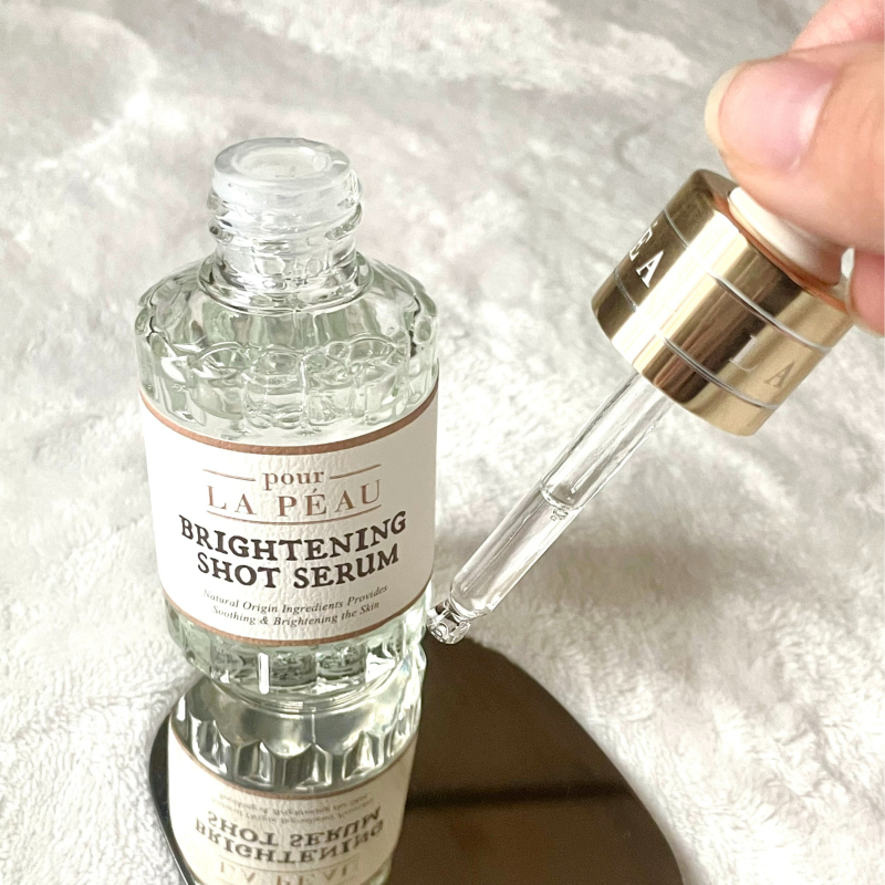 POUR LA PEAU Brightening Shot Serum 30ml / 1ea & POUR LA PEAU Whitening Up Cream 50ml /1ea
