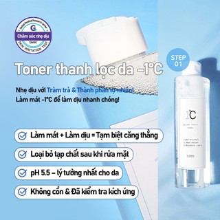 NATURAL SHINE Nước Cân Bằng Chăm Sóc Da 3 Bước Giảm Căng Thẳng -1℃ 300ml