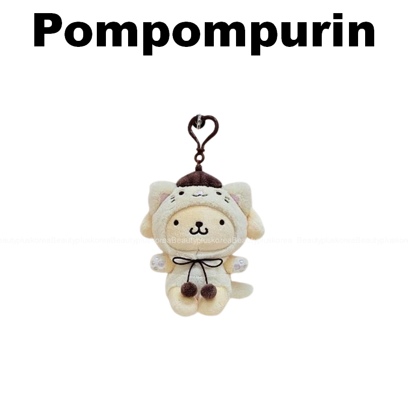 [Sanrio] Móc khóa quyến rũ túi mèo nhân vật Sanrio 13cm (Kitty / Mymelody / Kuromi / Cinnamoroll / Pompompurin / Pochacco)