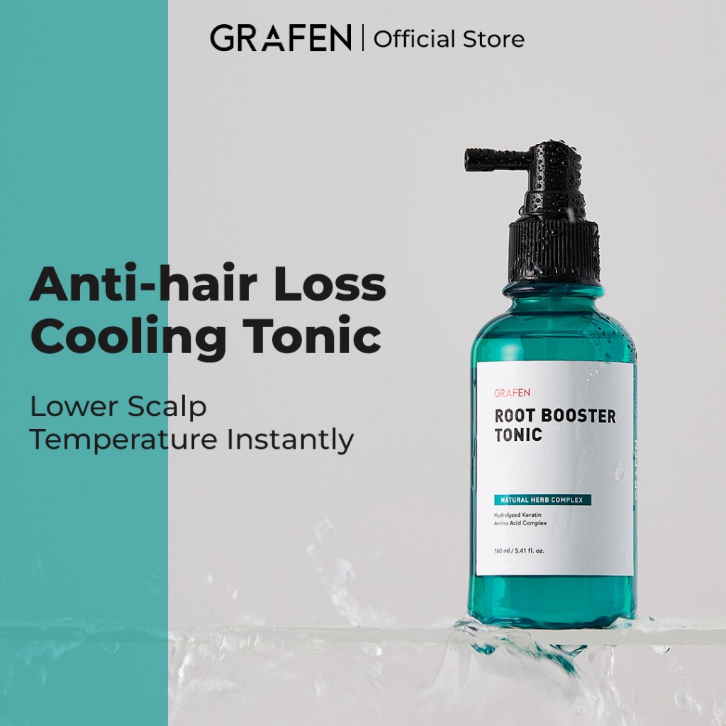 Ảnh Thuốc bổ tăng cường rễ 160ml [Làm mới & làm mát da đầu, chiết xuất thảo mộc tự nhiên 100%, chống rụng tóc] 1