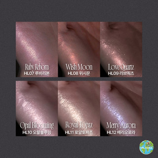 [Fwee] Highlighter MỚI Glitz Stone 12 màu + MZ Pick Korea Hot Brand