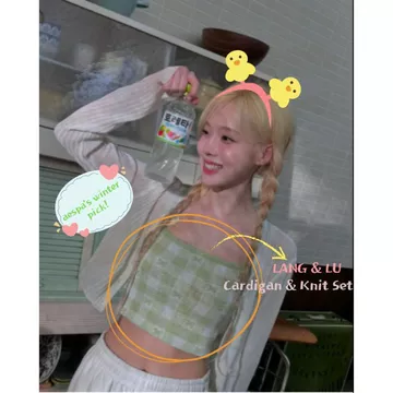 Áo len Cardigan nổi tiếng Hàn Quốc, Quần áo nổi tiếng Hàn Quốc, Bộ áo len & dệt kim Lang & Lu LONGA, Bộ áo len & dệt kim Hàn Quốc, Bộ áo len & dệt kim nổi tiếng Hàn Quốc / 2 màu