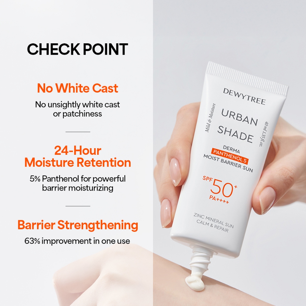 [DEWYTREE] [Quà tặng - Không bán] Bộ 3 Mẫu Thử Kem Chống Nắng Urban Shade – Anti Pollution/ Panthenol 5/ Cover & Fit