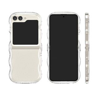 Ốp lưng trong suốt cản sóng cho galaxy z flip 6 5 4 3