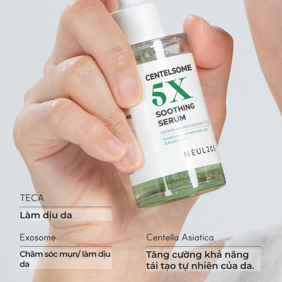Serum Làm Dịu Da NEUL20S – Rau Má, Trà Xanh, Chống Oxy Hóa & Kiểm Soát Dầu Nhờn