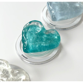 Kẹp từ tính Glow Heart cho điện thoại / màu trắng lấp lánh màu xanh