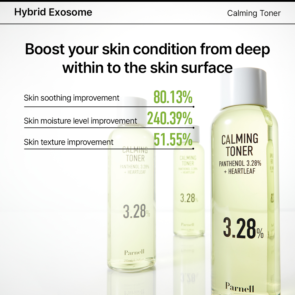 [Parnell Chính hãng] Toner rau diếp cá Panthenol 3.28%, Provitamin B5 làm dịu, cải thiện da Parnell Panthenol 3.28 Heartleaf Calming Toner 200ml