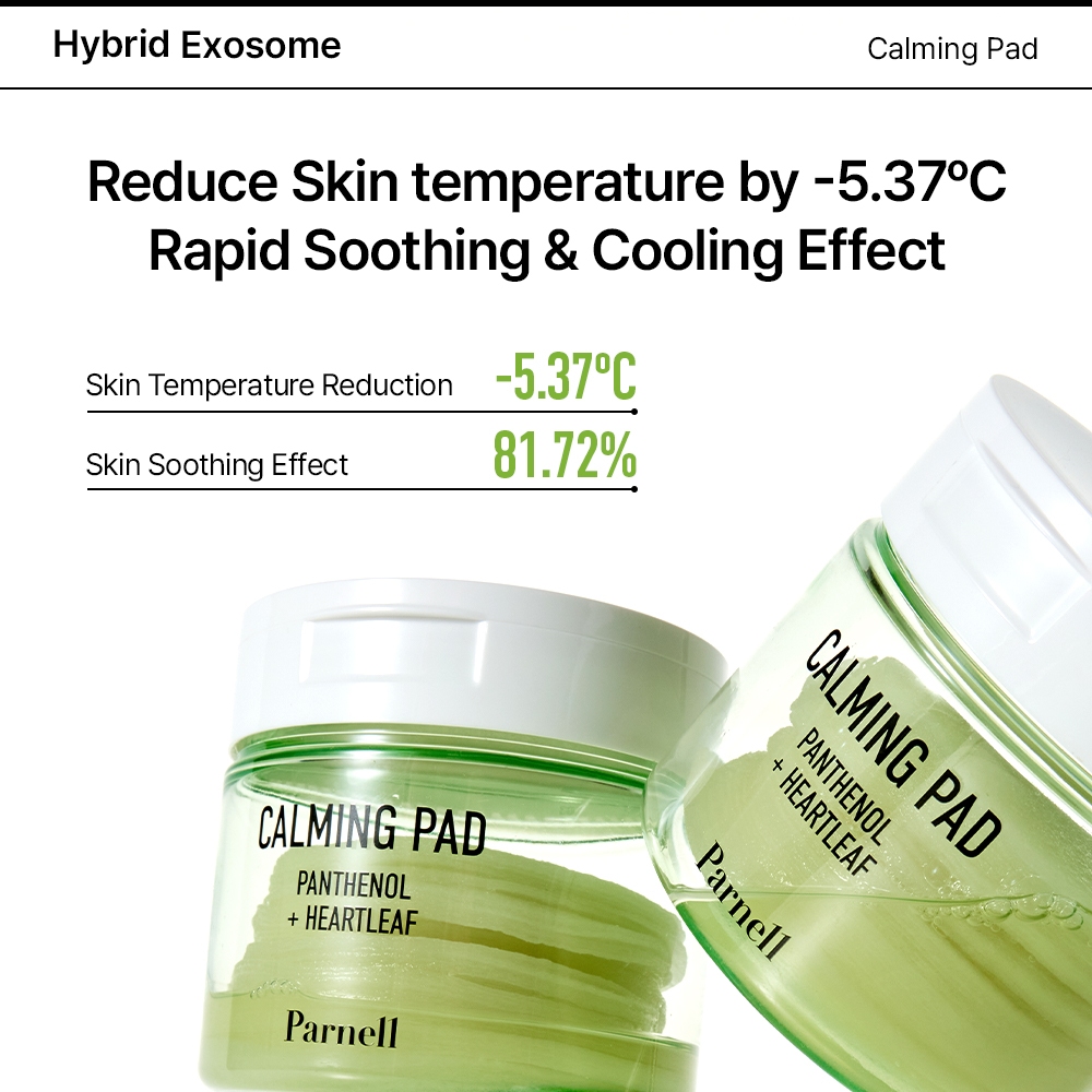 [Parnell Chính hãng] Toner Pad rau diếp cá Panthenol, Provitamin B5 làm sạch da, làm dịu, cấp ẩm, da mịn mướt Parnell Panthenol Heartleaf Calming Toner Pad 60 miếng