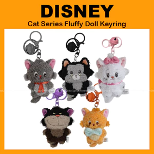 Túi đựng búp bê lông tơ Cat Series charm Móc khóa 8cm (Figaro / Marie / Berlioz / Lucifer / Toulous)
