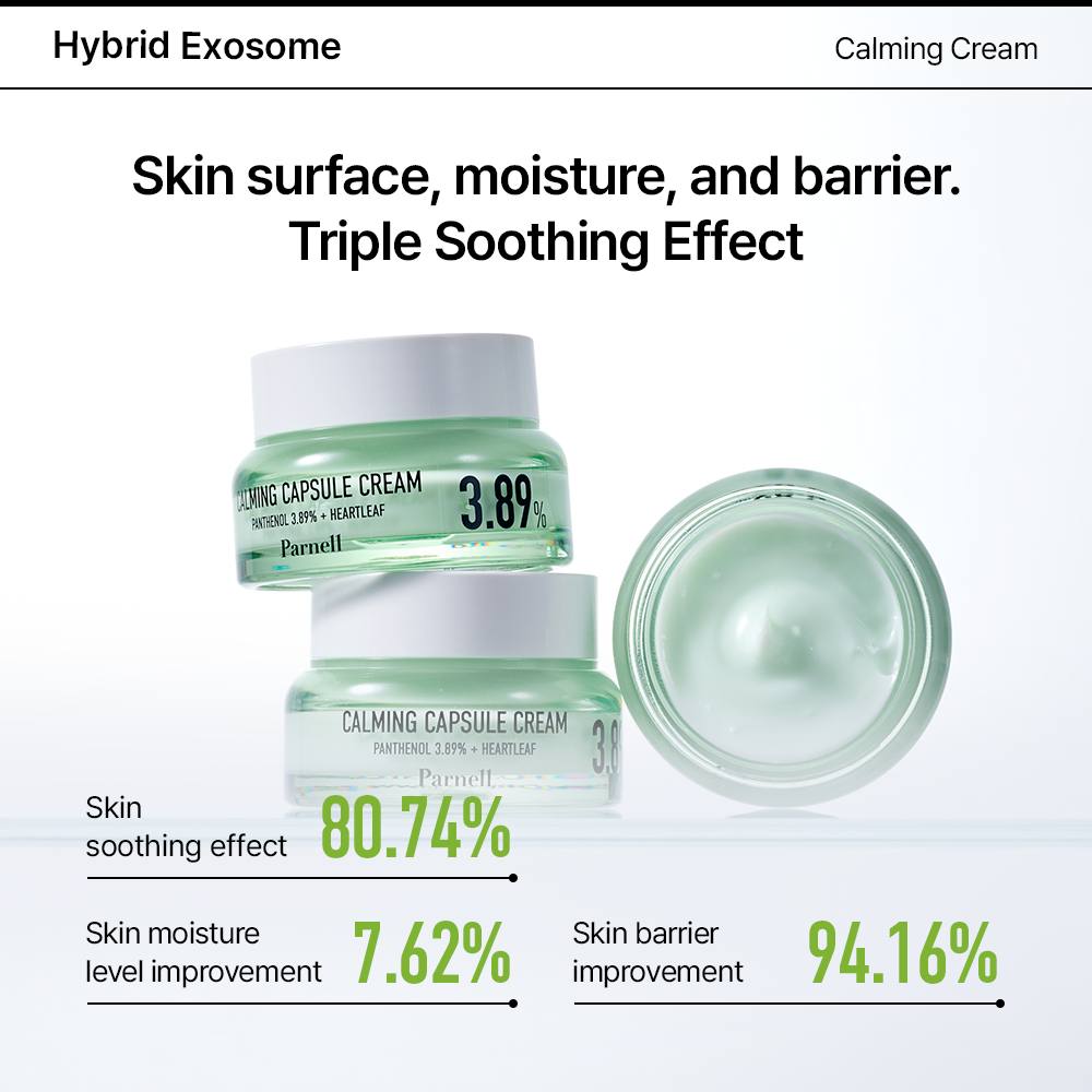 [Parnell Chính hãng] Kem dưỡng rau diếp cá Panthenol 3.89%, Provitamin B5 dưỡng ẩm chuyên sâu, phục hồi da Parnell Panthenol 3.89 Heartleaf Calming Capsule Cream 50ml