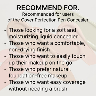 [The Saem] Cover Perfection Pen Concealer 4ml (6 màu) - Kem che khuyết điểm hỗ trợ che mụn, quầng thâm và giúp da sáng đều màu