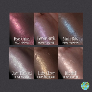 [Fwee] Highlighter MỚI Glitz Stone 12 màu + MZ Pick Korea Hot Brand