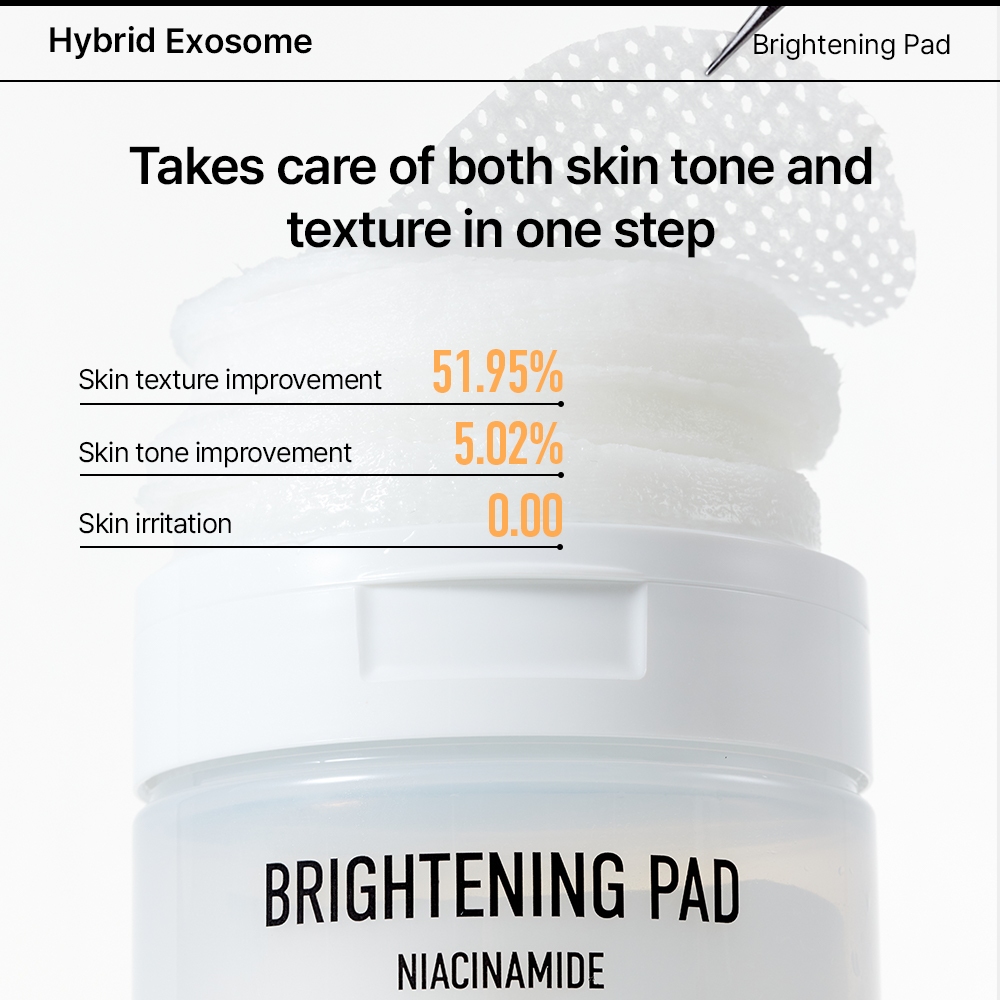 [Parnell Chính hãng] Toner pad gạo Niacinamide dưỡng trắng, làm sáng da, cải thiện hàng rào bảo vệ da Parnell Niacinamide Rice Brightening Pad 60 miếng