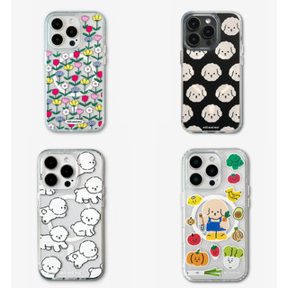 Mill and Moi - ốp lưng họa tiết từ tính trong suốt tương thích với iphone 16 15 14 13 12 pro max plus s25 s24 s23 ultra
