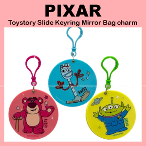 Túi gương móc khóa trượt Toytory charm 7,5cm (Lotso / Forky / Alien) 1045088