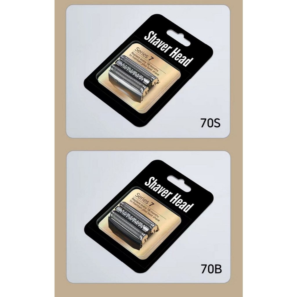 Đầu thay thế máy cạo râu điện Braun 7 Series 70S 70B, Tương thích với máy cạo râu Series 7 thế hệ mới