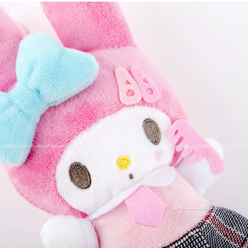 [Sanrio] Trang phục trường học Túi búp bê quyến rũ Móc khóa 13cm (Kuromi / Mymelody)