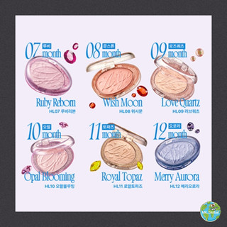 [Fwee] Highlighter MỚI Glitz Stone 12 màu + MZ Pick Korea Hot Brand
