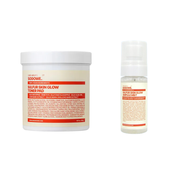 SODOWE Sulphur Skin Glow Toner Pad 60pads