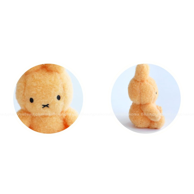 [Miffy] Móc khóa quyến rũ túi sang trọng ngồi (Nâu / Cam)