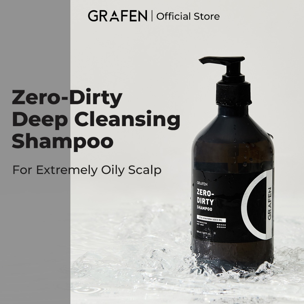 Ảnh Dầu Gội Zero-Dirty 500ml [Làm Sạch Sâu, Giảm Kích Ứng, Dầu Hạt Nho & Axit Hyaluronic] 1