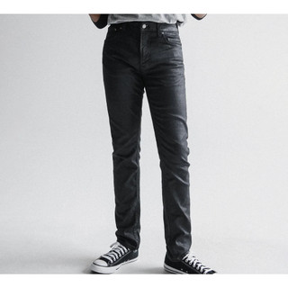 Quần jean Nudie / Lean Dean Back 2 Đen