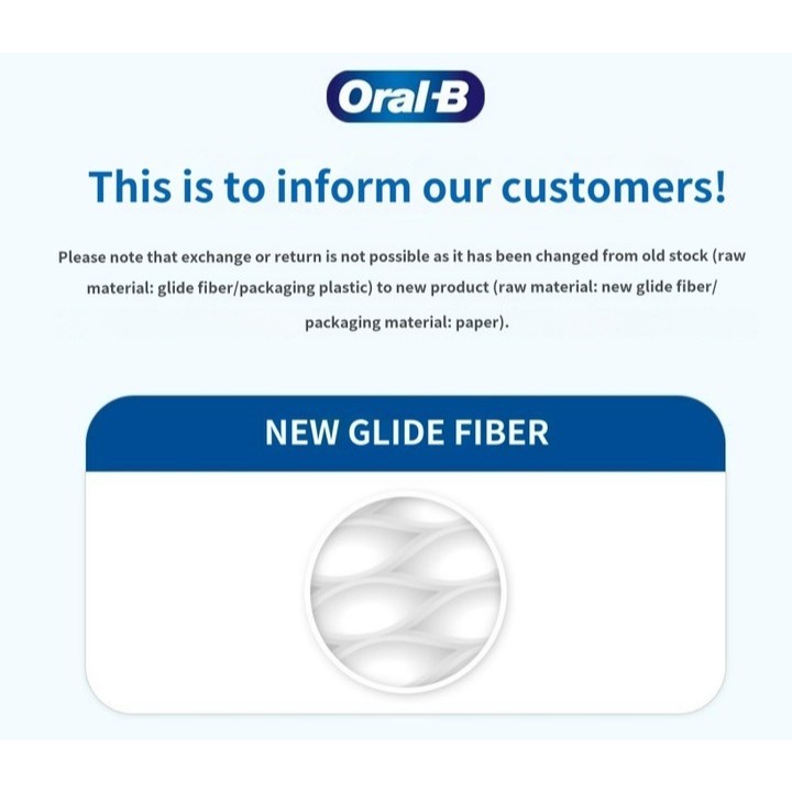 Chỉ nha khoa Oral-B Glide Pro-Health Deep Clean Floloss (40mX5) Cool Mint hoặc Ngẫu nhiên