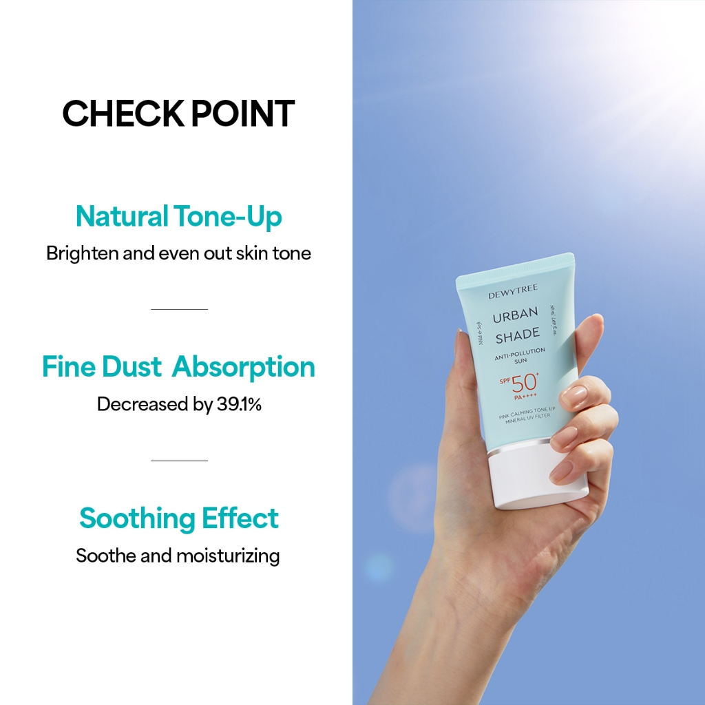 [DEWYTREE] [Quà tặng - Không bán] Bộ 3 Mẫu Thử Kem Chống Nắng Urban Shade – Anti Pollution/ Panthenol 5/ Cover & Fit