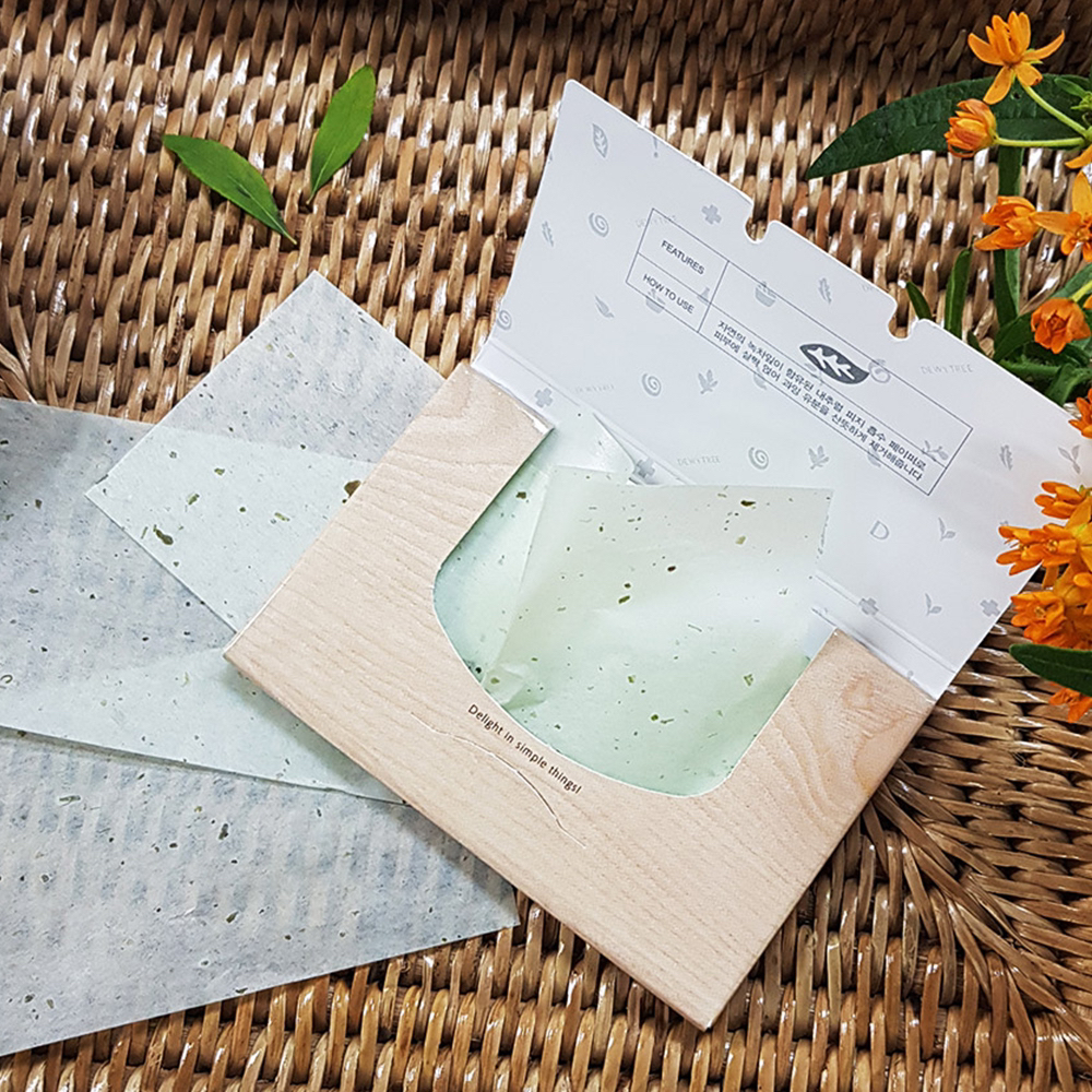 [DEWYTREE] [Quà tặng - Không bán] Giấy thấm dầu Trà xanh Nature Source 1ea