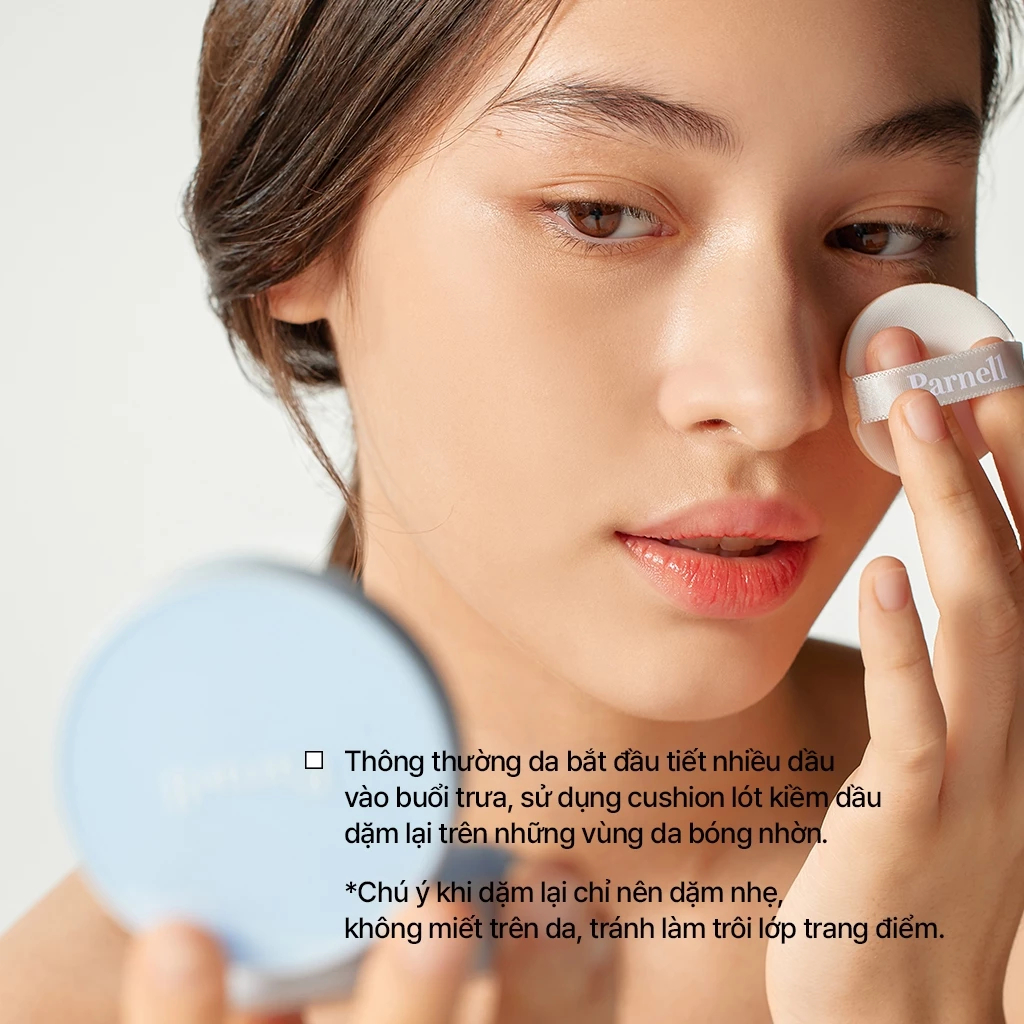 Phấn nước kiềm dầu trong suốt Parnell Glacial Biome Water No Sebum Cushion 10g